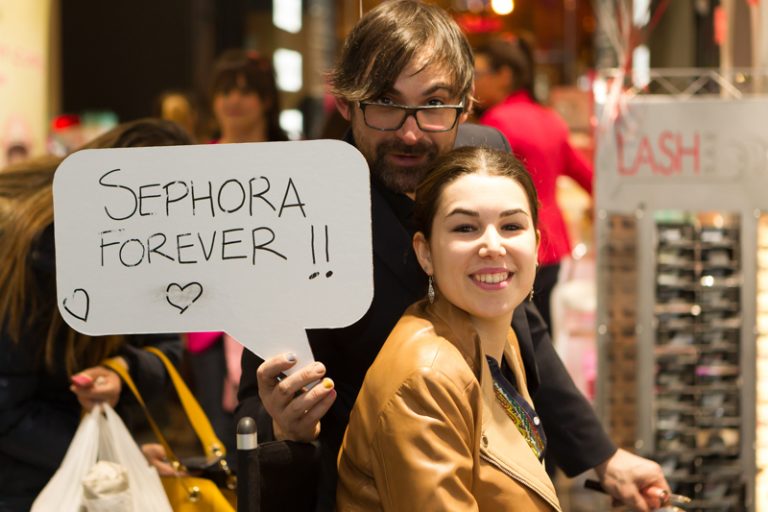 Fotografia y video del evento opening Sephora Zaragoza